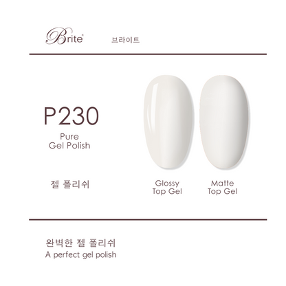 Brite Gel Polish (Grey Series)