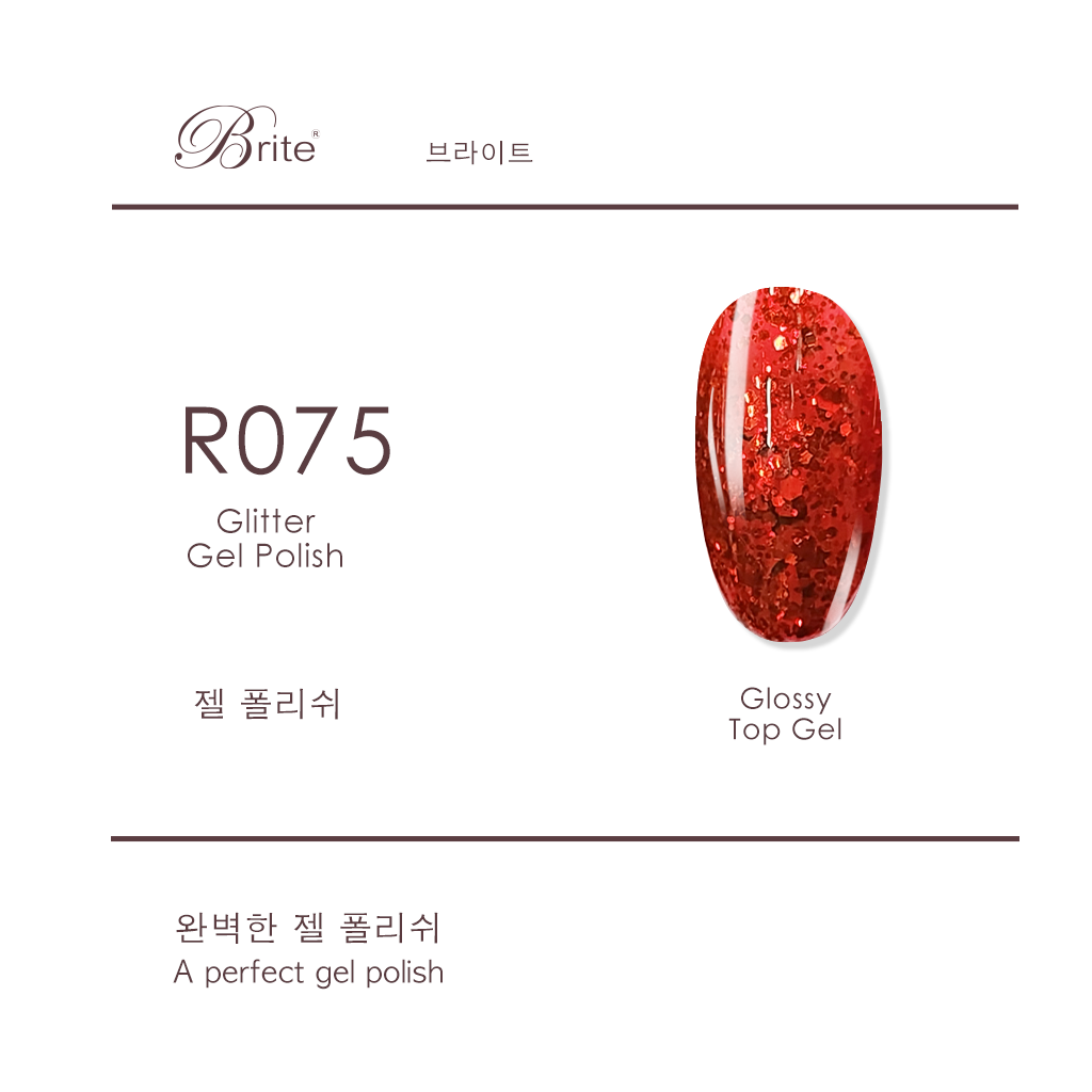 Brite Gel Polish (Red Series)