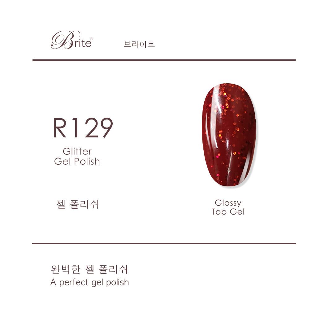 Brite Gel Polish (Red Series)