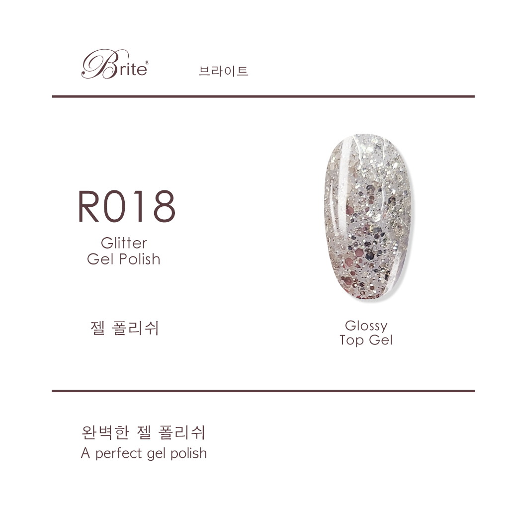 Brite Gel Polish (Grey Series)