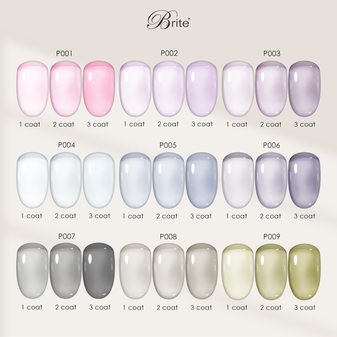 Brite Gel Polish (Translucent Series)