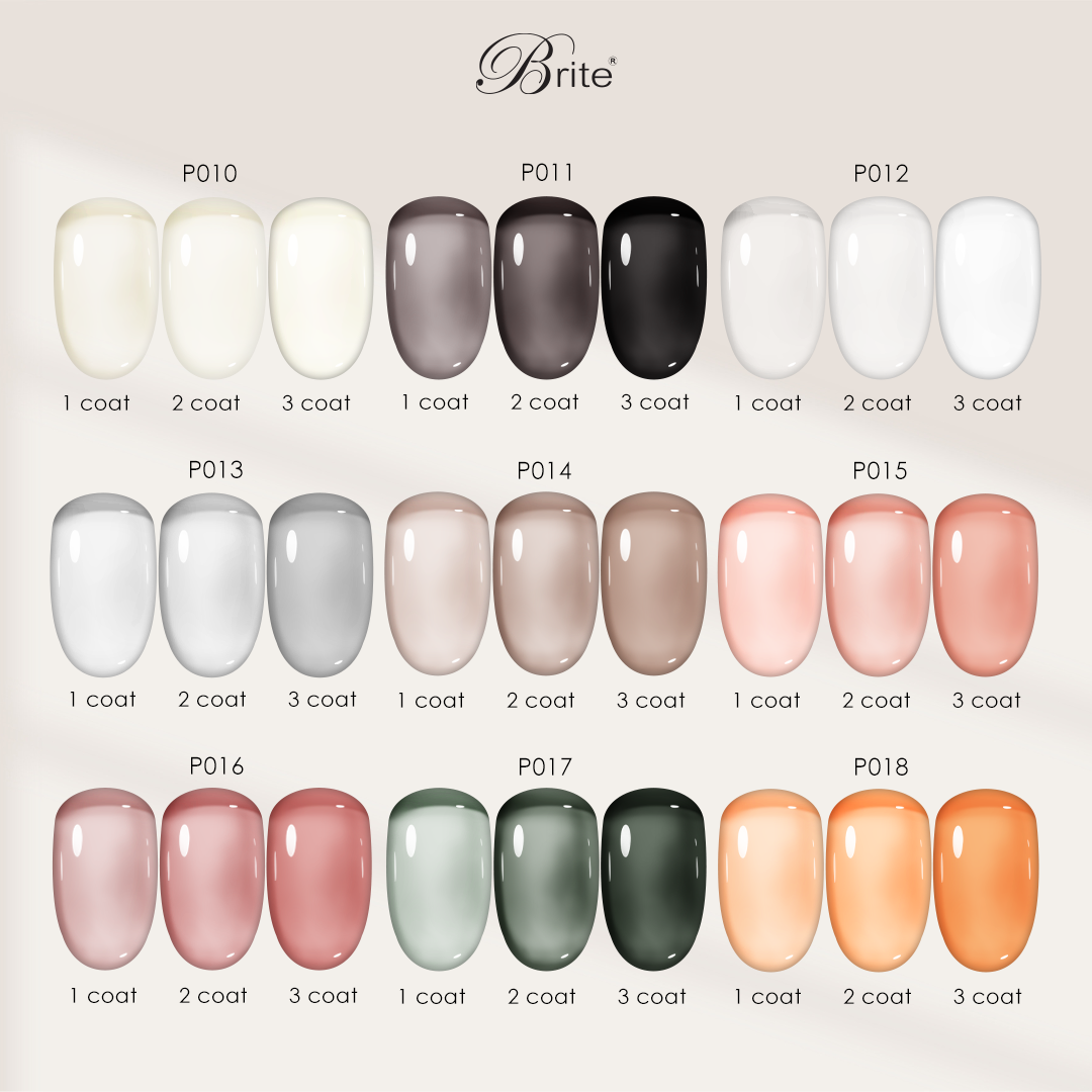 Brite Gel Polish (Translucent Series)