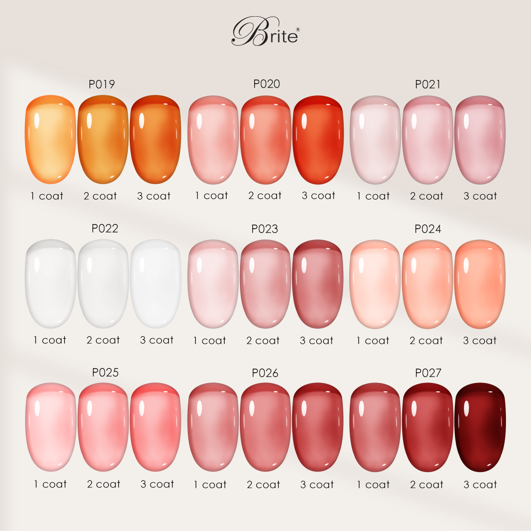 Brite Gel Polish (Translucent Series)