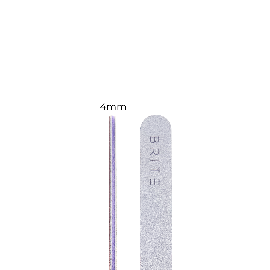 Brite Thick Zebra Nail File - 100/180