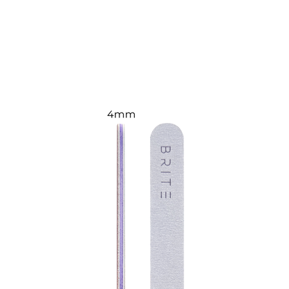 Brite Thick Zebra Nail File - 100/180