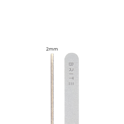 Brite Thin Wooden Nail File - 100/180