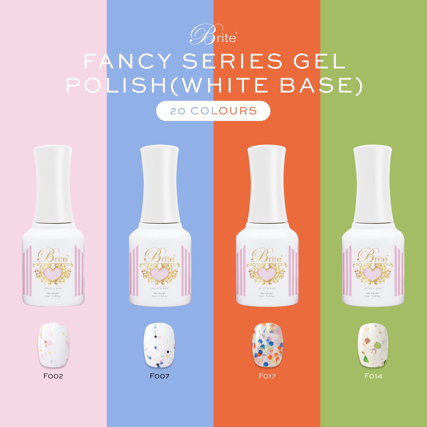 Brite Gel Polish (Fancy Series)