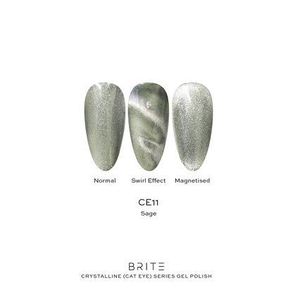 Brite Crystalline Cat Eye Gel Polish (CE7-CE22)