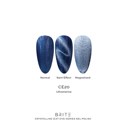 Brite Crystalline Cat Eye Gel Polish (CE7-CE22)