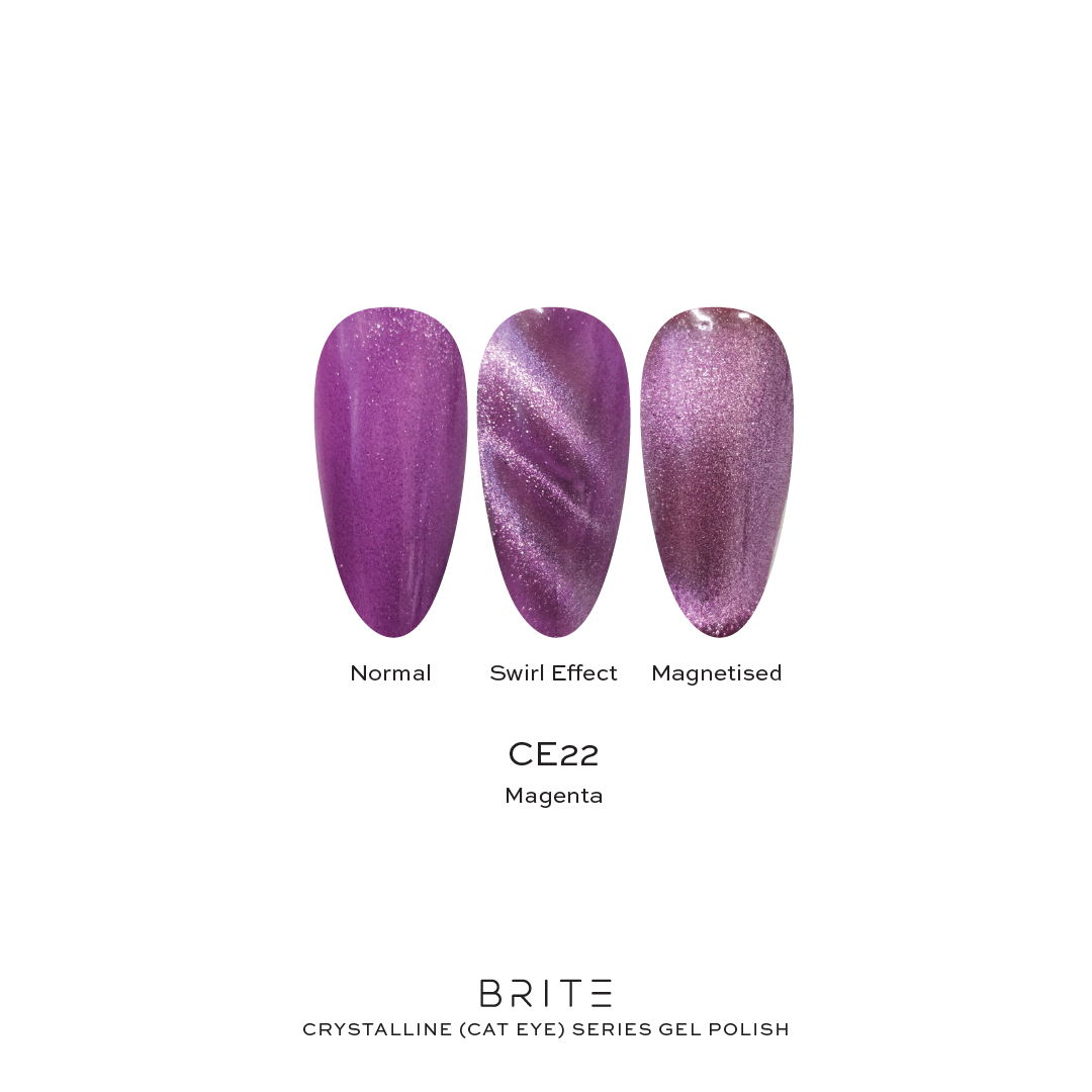 Brite Crystalline Cat Eye Gel Polish (CE7-CE22)