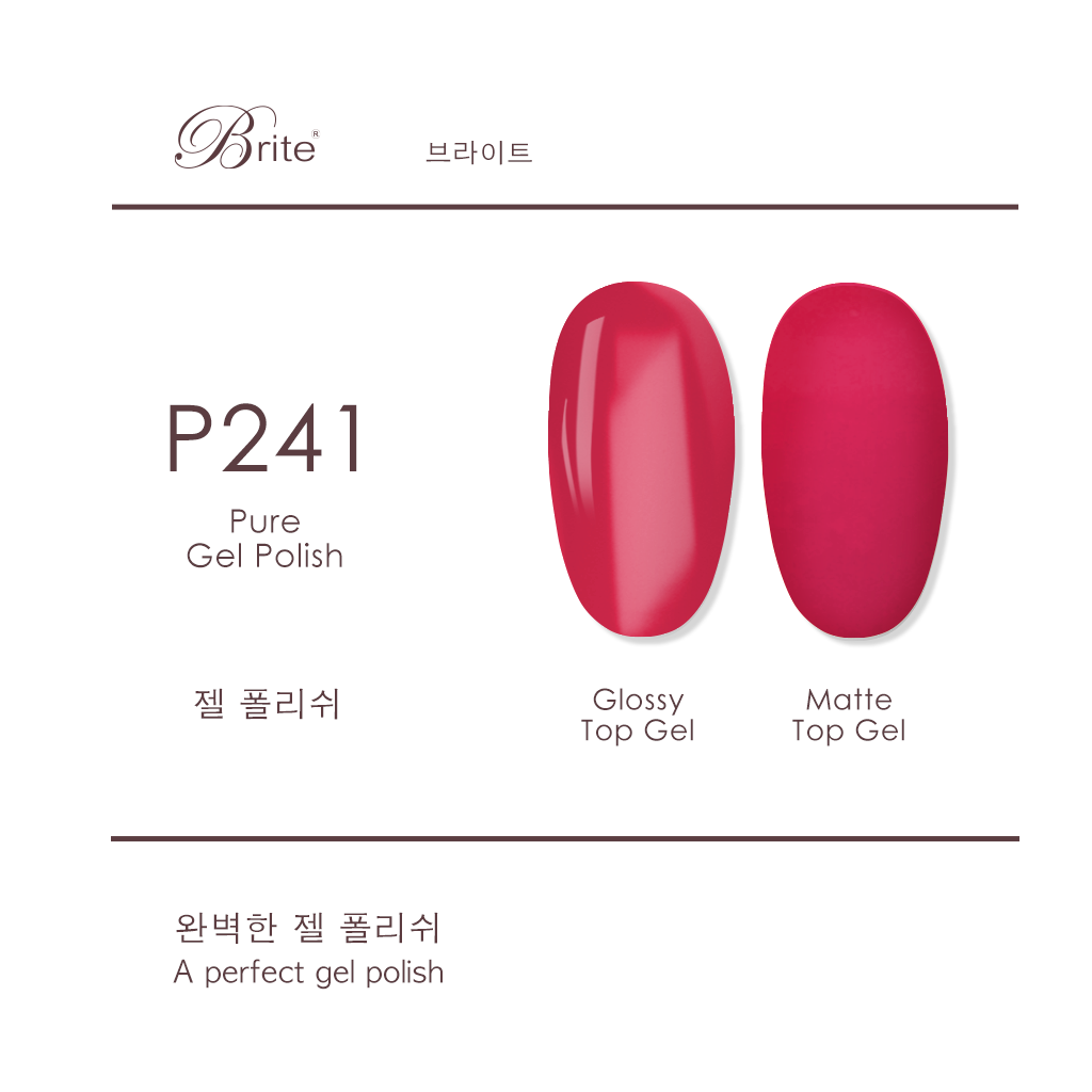 Brite Gel Polish (Pink Series)