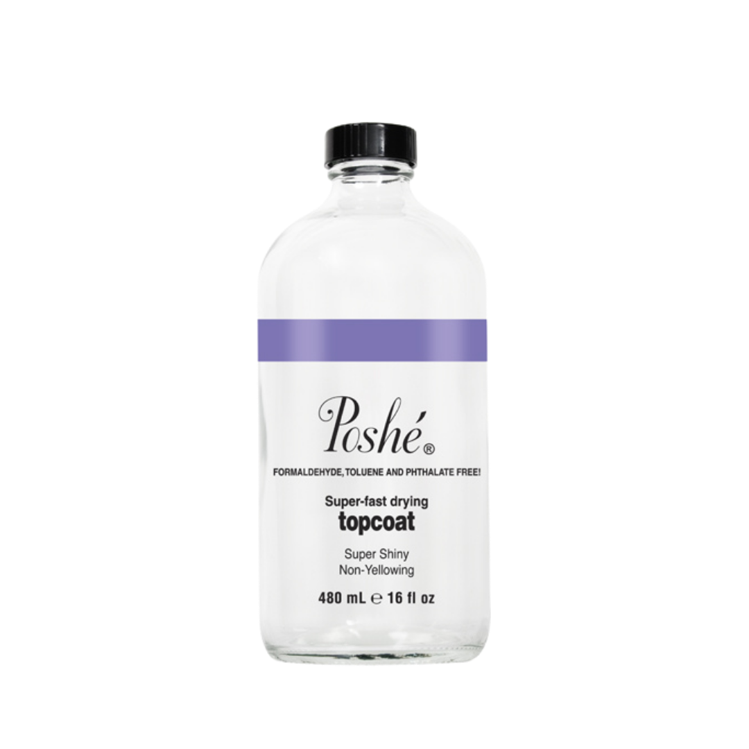 Poshe Fast Drying Top Coat & Base Coat (480ml)