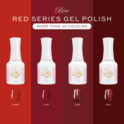 Brite Gel Polish (Red Series)