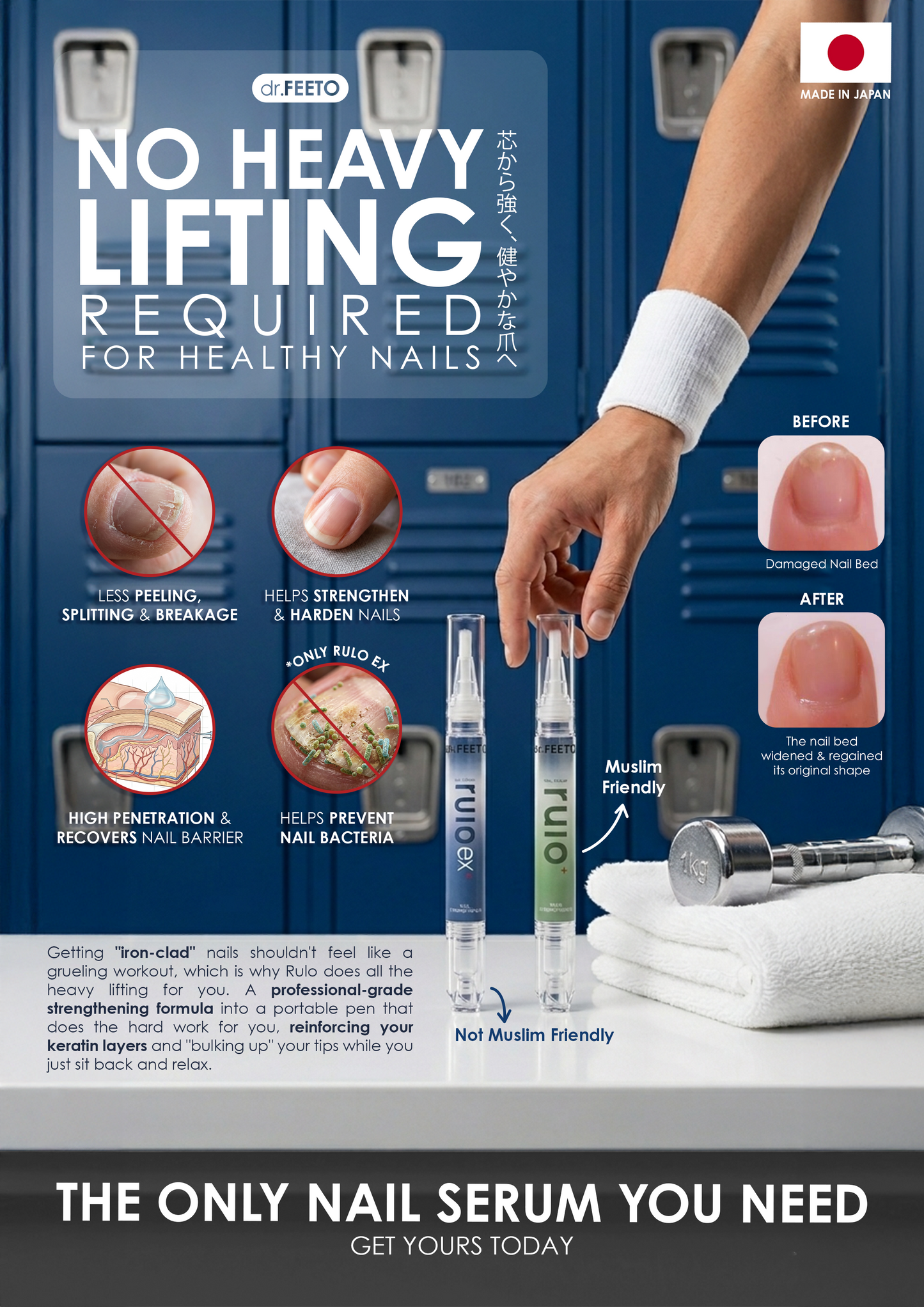 Dr Feeto Rulo Nail Serum