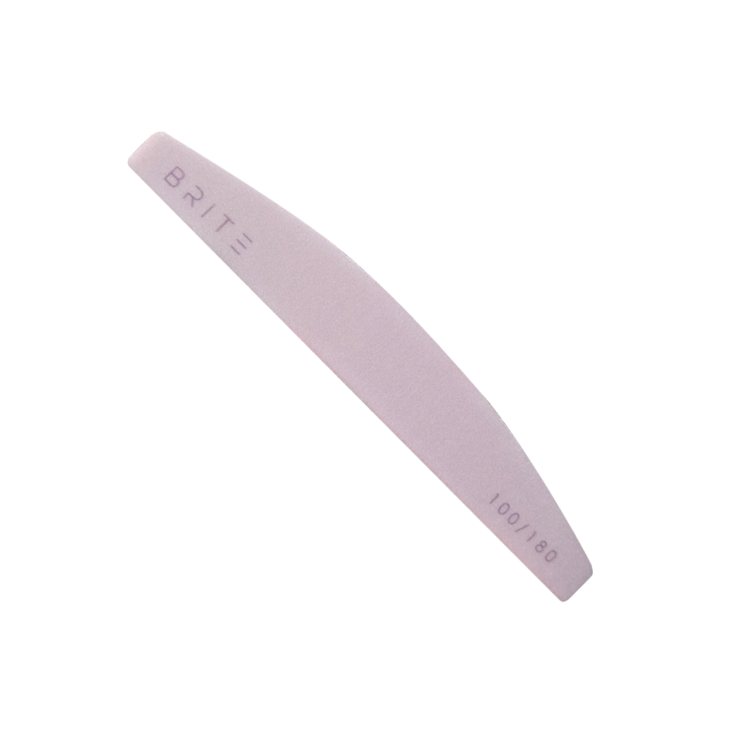 Brite Sponge File - 100/180 (Half-Moon Shaped)