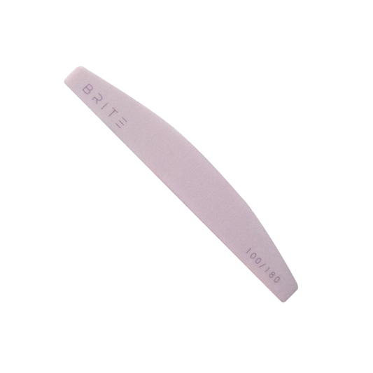 Brite Sponge File - 100/180 (Half-Moon Shaped)