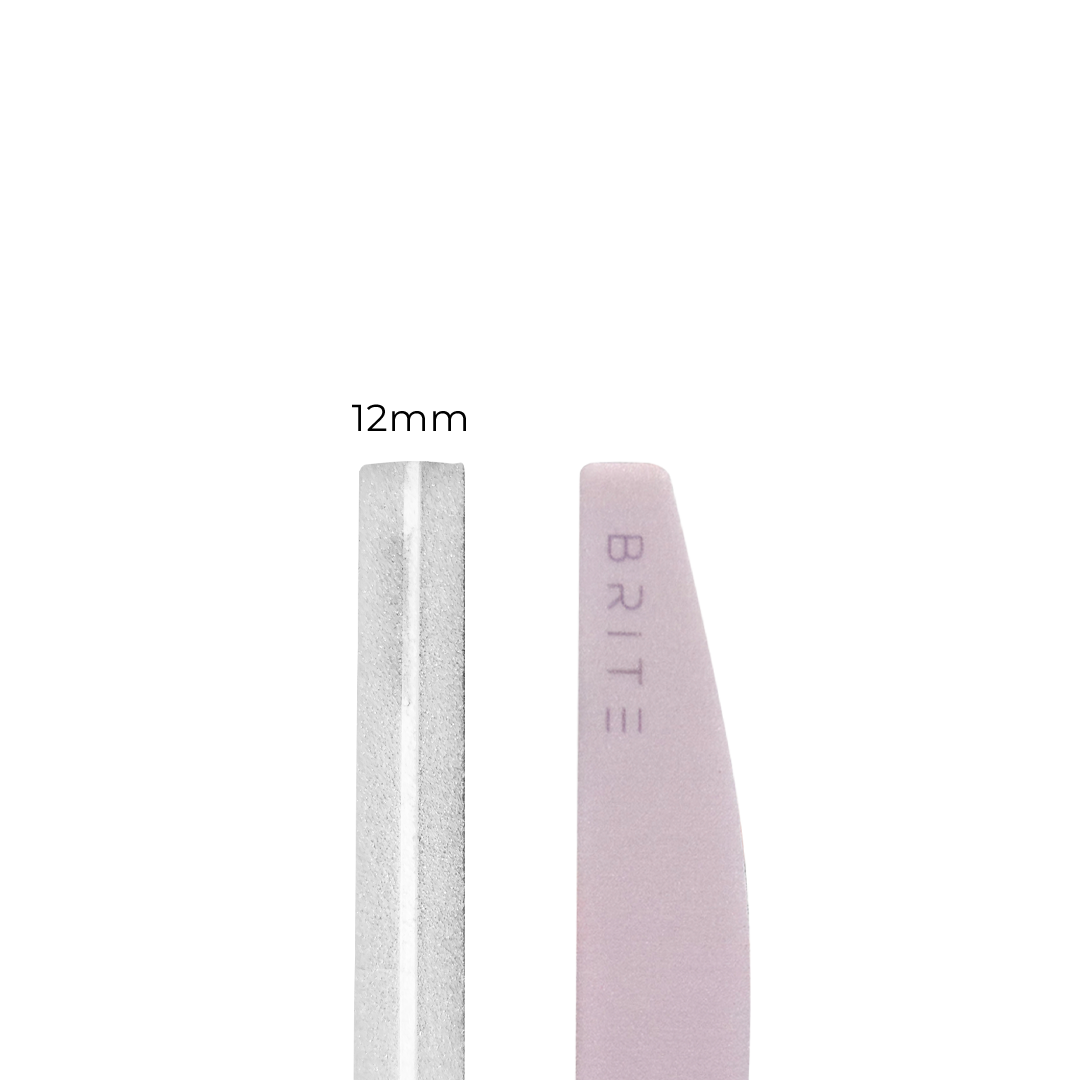 Brite Sponge File - 100/180 (Half-Moon Shaped)