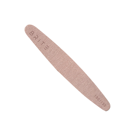 Brite Zebra Nail File - 100/150 (Oval Shaped)