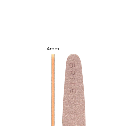 Brite Zebra Nail File - 100/150 (Oval Shaped)